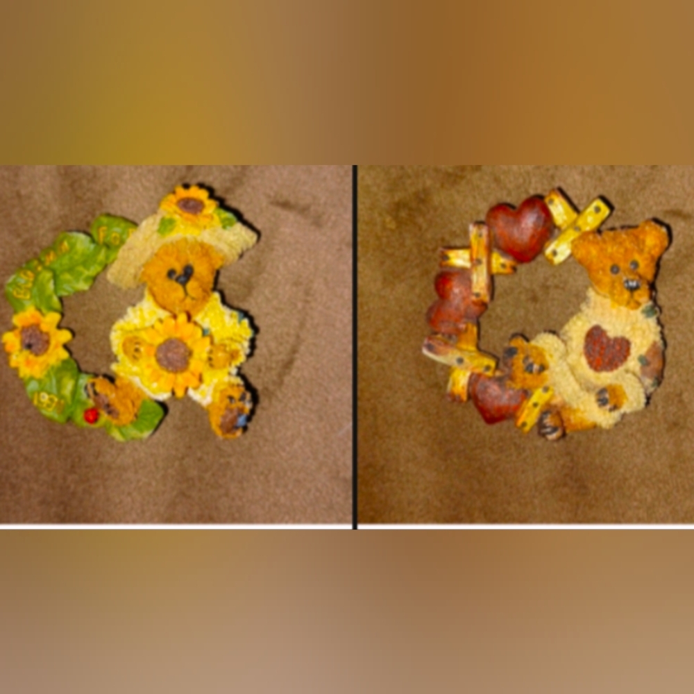 Two Boyds Bear Brooches